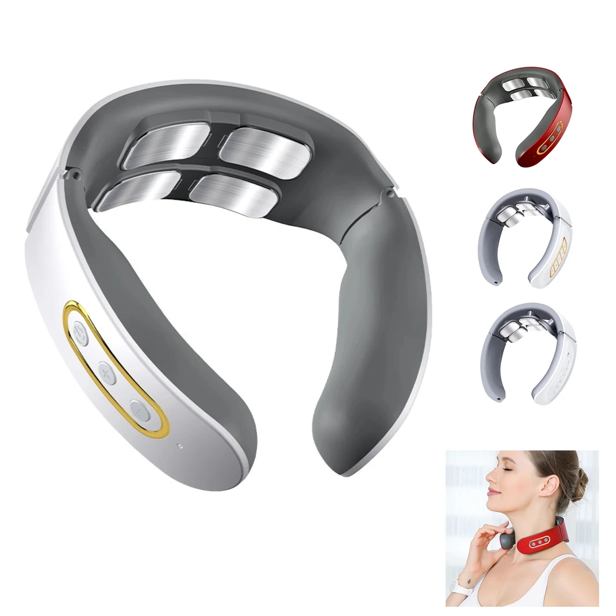 Multiple Head Cervical Spine Massager 1