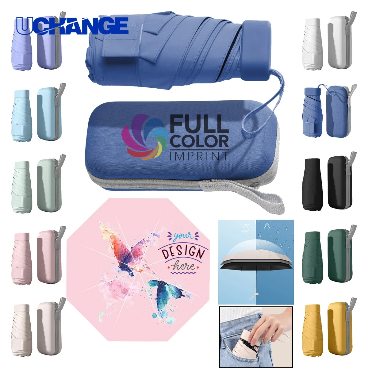 Travel Ready Folding Umbrella for Rain 1