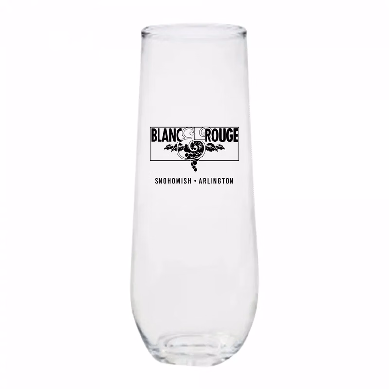 9oz. MS Plastic Stemless Champagne Flute