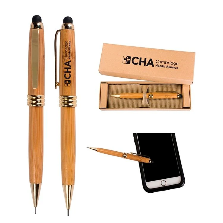 Bamboo Stylus Pencil with Deluxe Recyclable Paper Box 1