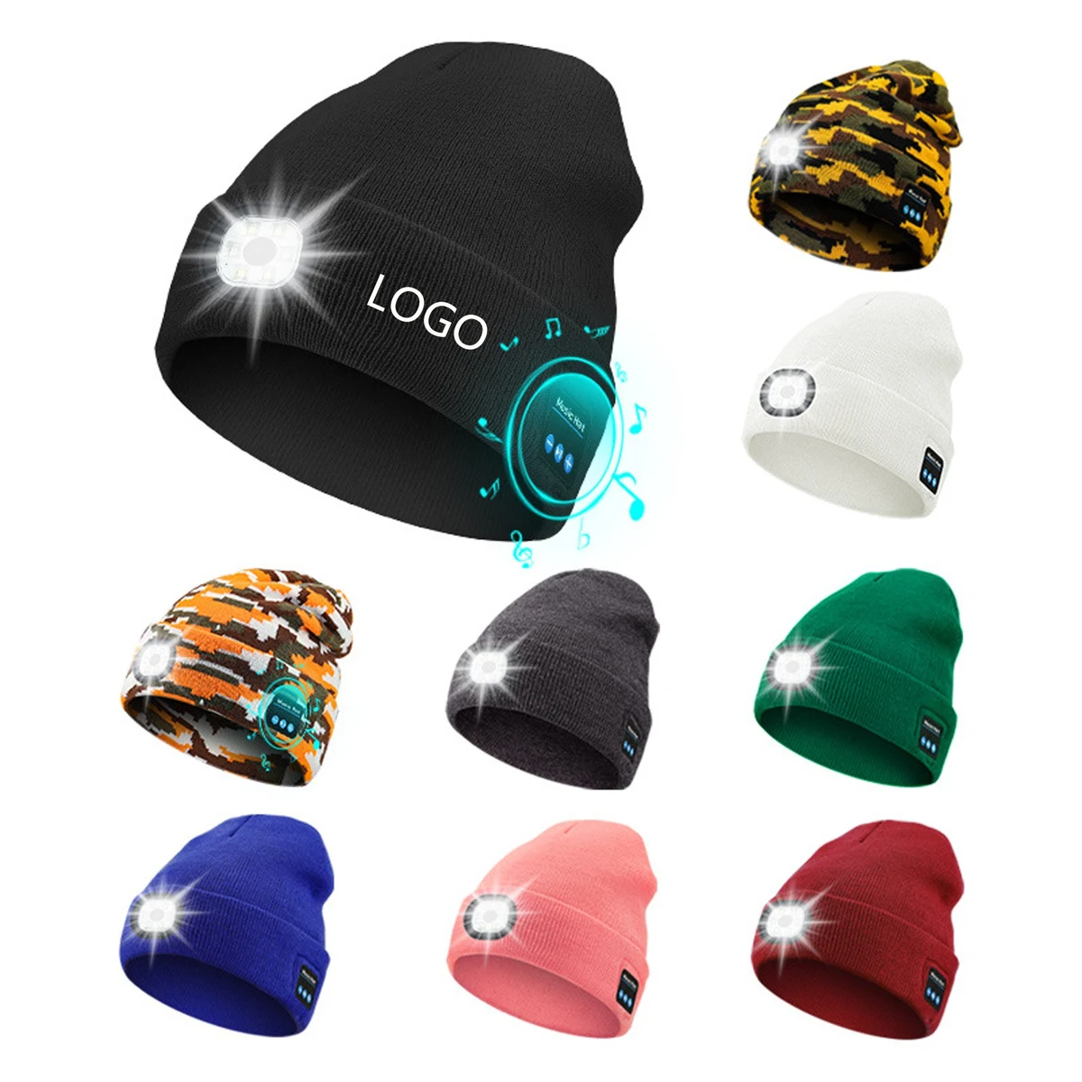 Led Bluetooth Knitted Hat 1