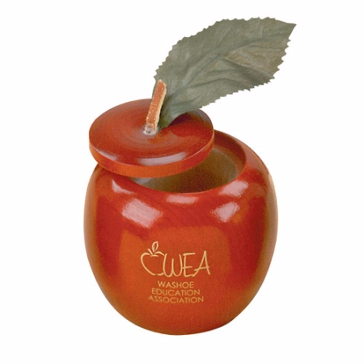 Red Apple Box with Custom Imprint