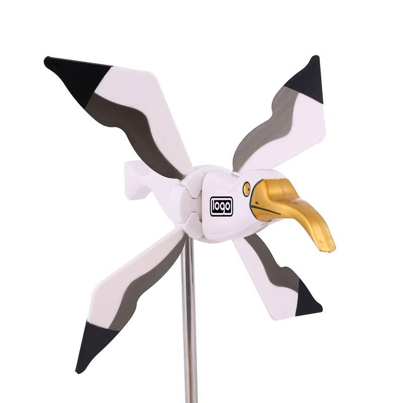 PLastic Seagull Garden Windmill