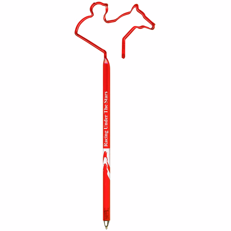 Jockey With Horse Inkbend Standard, Bent Pen
