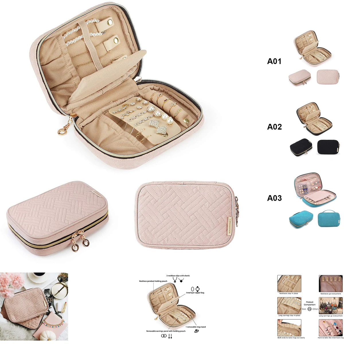 Travel Jewelry Storage Bag 1