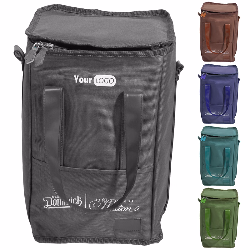 Nylon Chic Insulated Lunch Bag