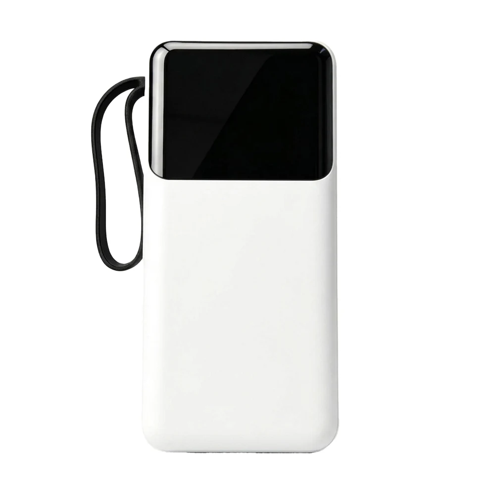 10000mAh LED Display Power Bank - 4 Built-in Cables 1