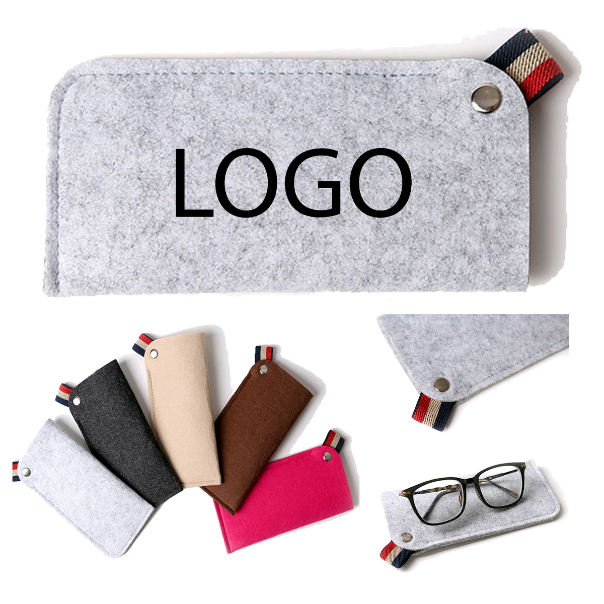 Soft Felt Glasses Case 1