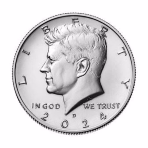 Antwerp US Treasury President John F. Kennedy 2024-25 Half Dollars, Set of 12