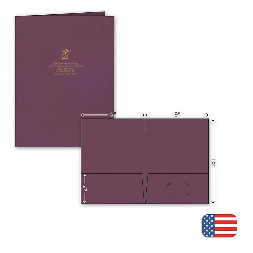 Standard Presentation Folder - Foil Imprint 1
