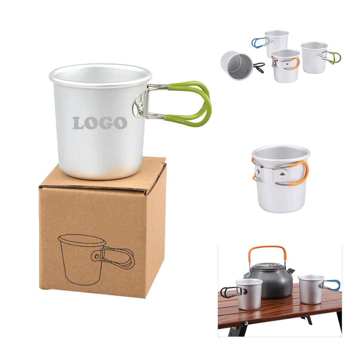 MOQ 20 pcs 5oz Aluminum Mug 1