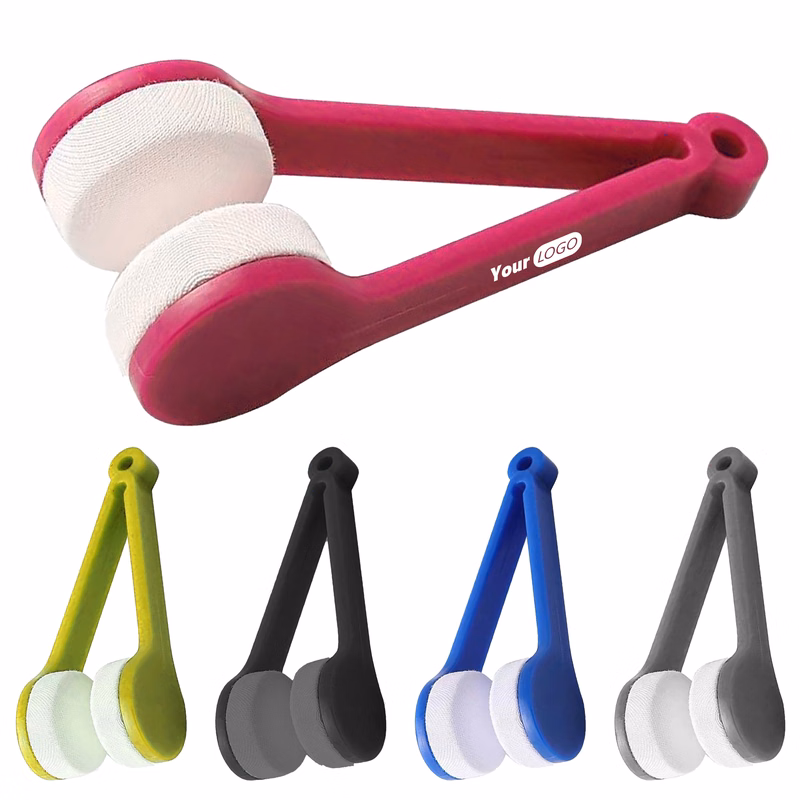Plastic Portable Double-Sided Glasses Cleaner ?C Effortless Lens Maintenance