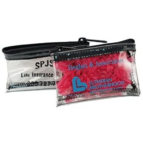 Clear Vinyl Mini Micro Coin Bag 1