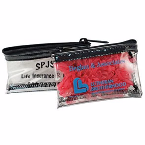 Clear Vinyl Mini Micro Coin Bag
