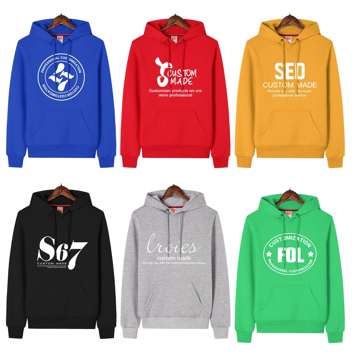 Pullover Hooded Sweatshirt, custom hoodie or sweatshirt with logo imprint 1