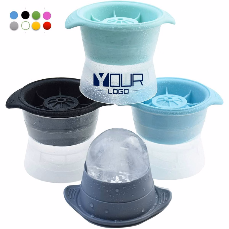 2.5 Inches Large Ice Balls Maker Whiskey Round Ice Cube Mold