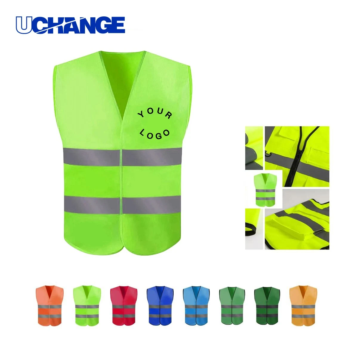 Breathable High Visibility Vest with Strips for Work Use 1