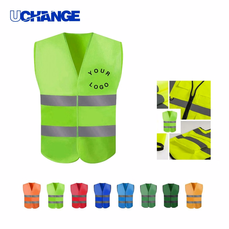 Breathable High Visibility Vest with Strips for Work Use