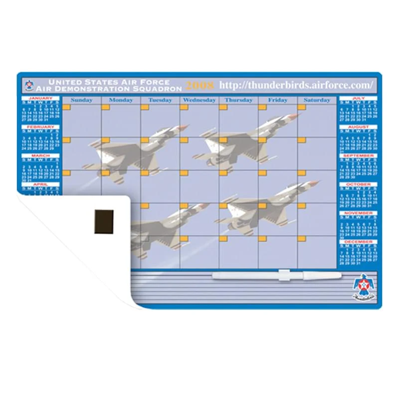 11"X17" Custom Calendar Memo Board with Magnets or Tape 1
