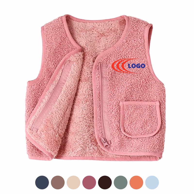 Baby Full Zipper Winter Waistcoat Outerwear MOQ20