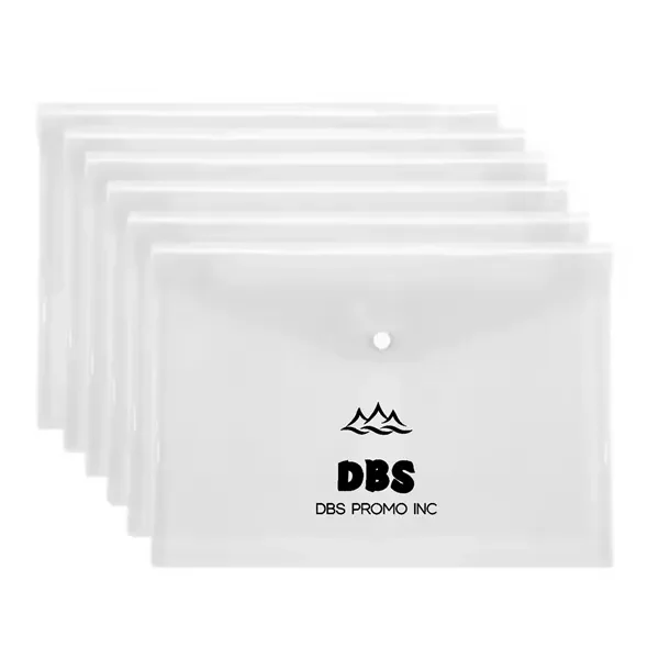 Sleek Transparent A4 File Envelopes 1