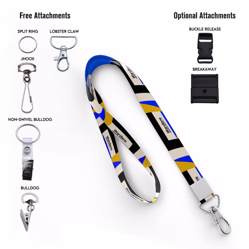 5/8" DYE SUBLIMATED LANYARD