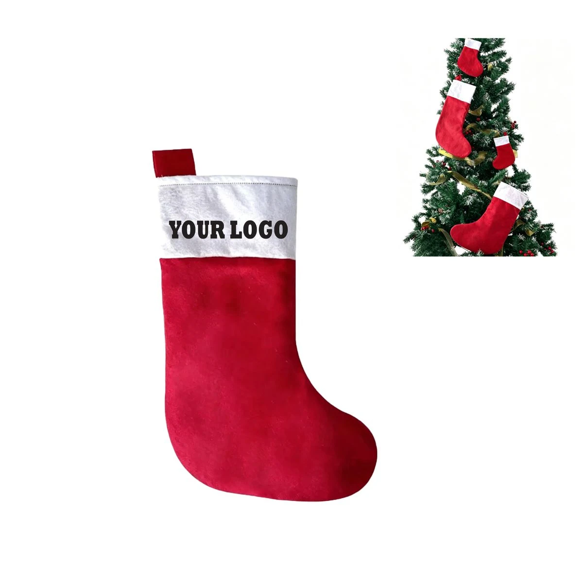 Christmas Stocking Gift Bag 1