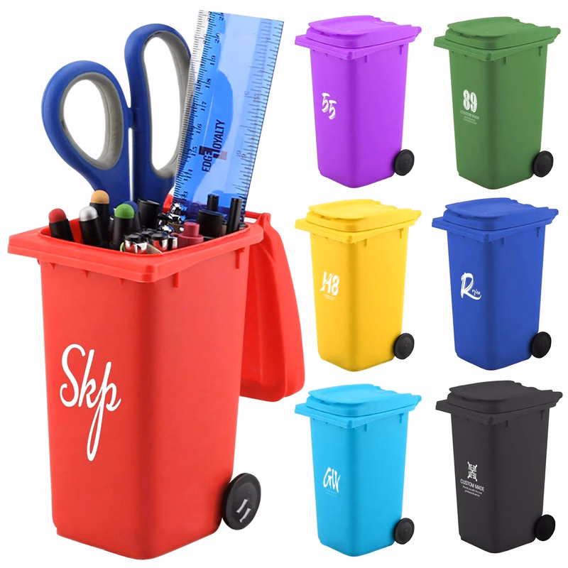 Trash Can Pencil Holder