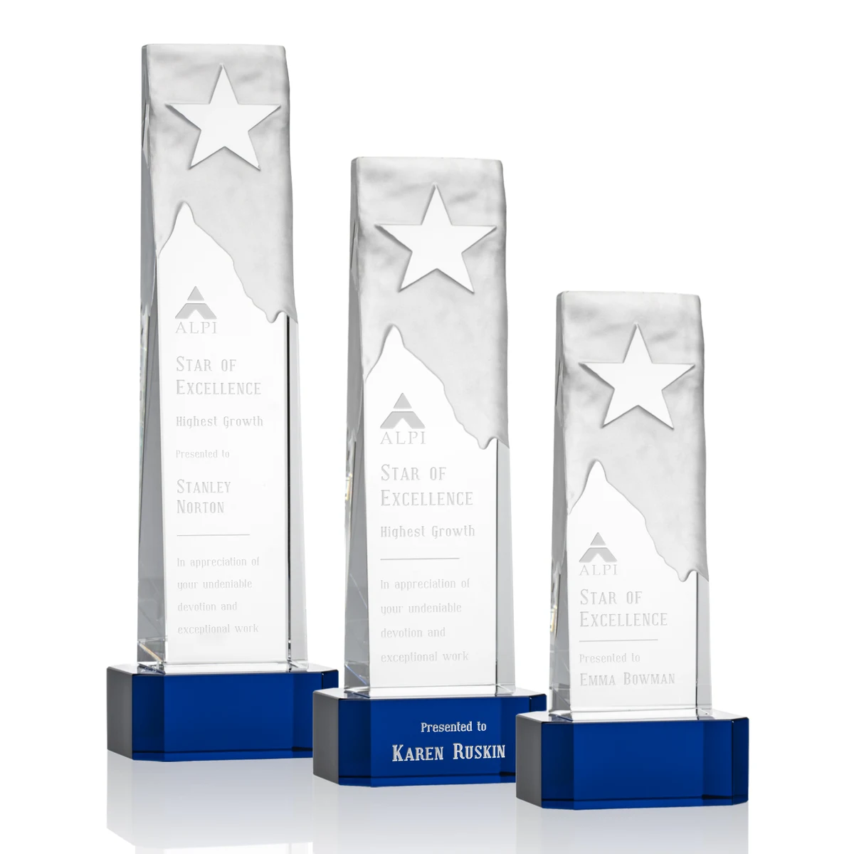 Stapleton Star Award on Base - Blue 1