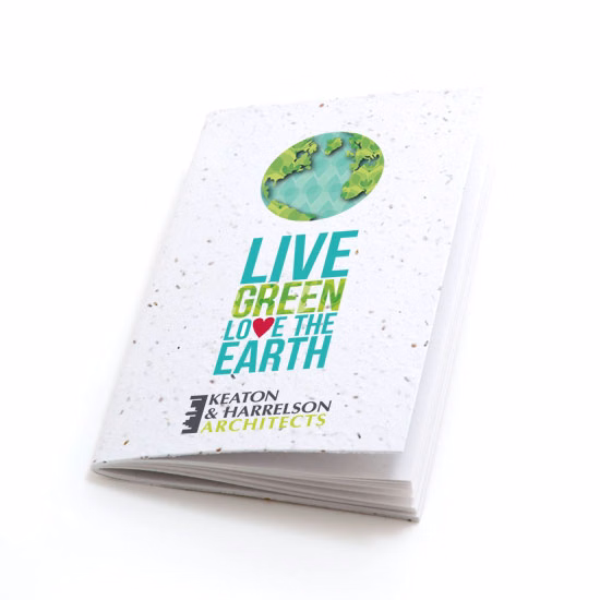 Love the Earth Personalized Plantable Pocket Notebooks
