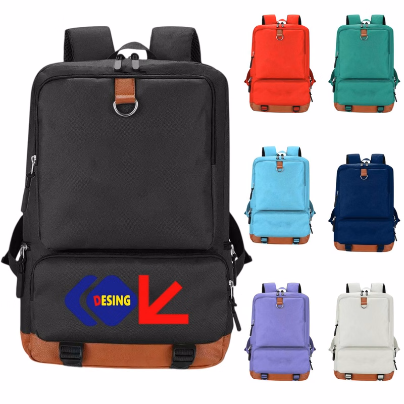 Contrast Trim Oxford Daypack