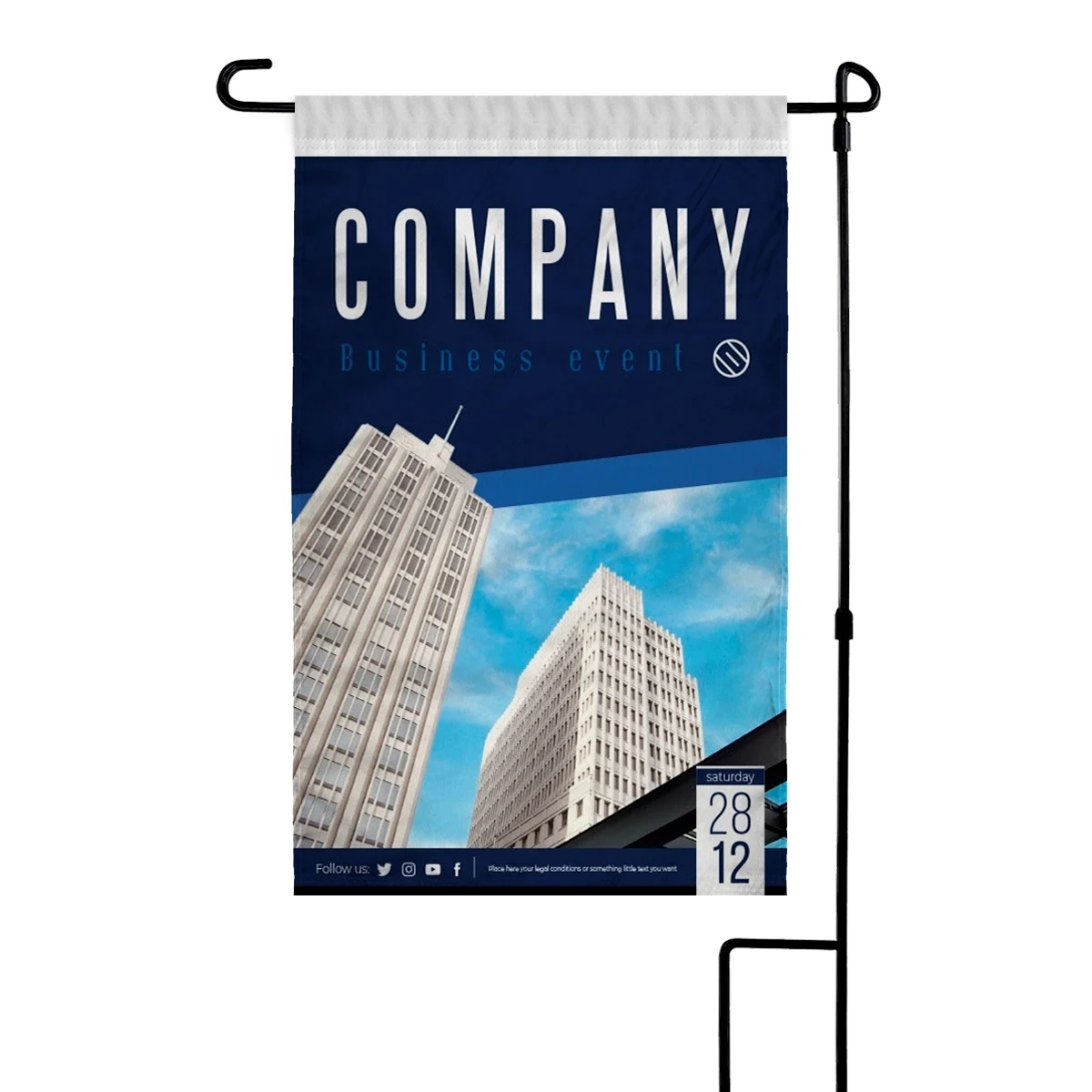 Custom Digital Print Garden Flag 12" x 18" W-Poly 1