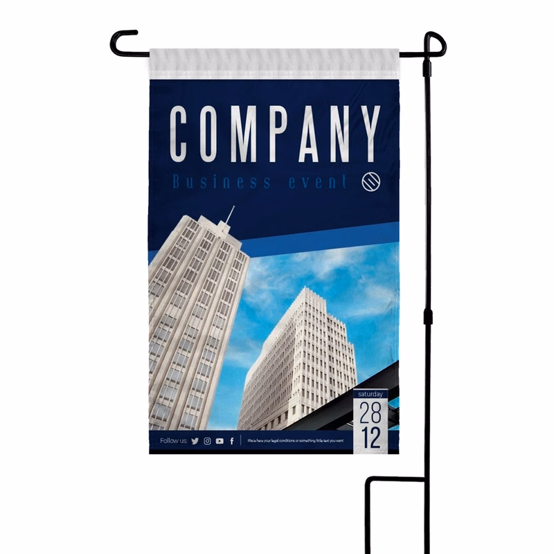 Custom Digital Print Garden Flag 12" x 18" W-Poly
