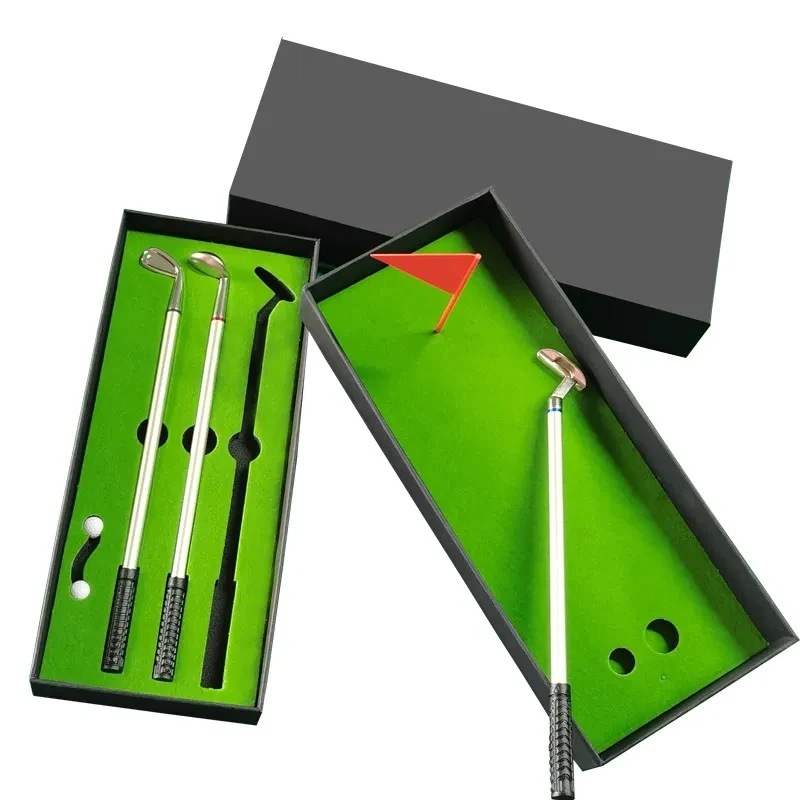 Mini Desktop Golf Ball Pen Gift Set 1
