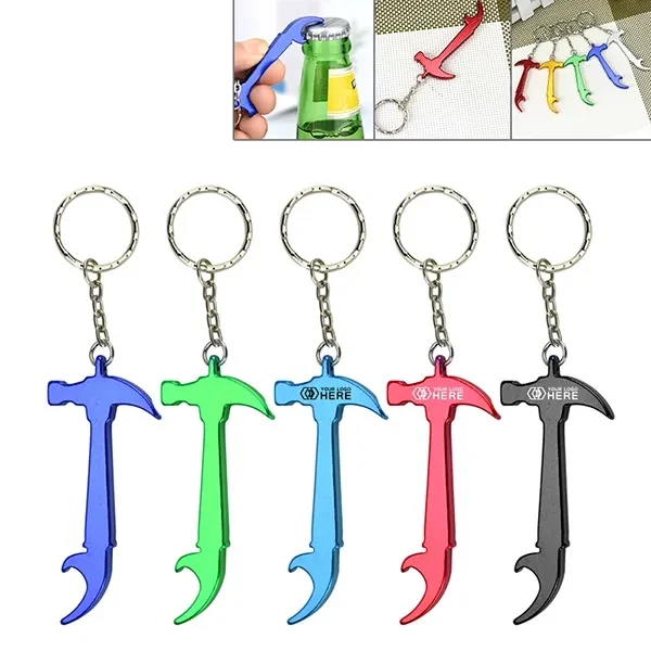 Hammer Shaped Bottle Opener Key Holder 1