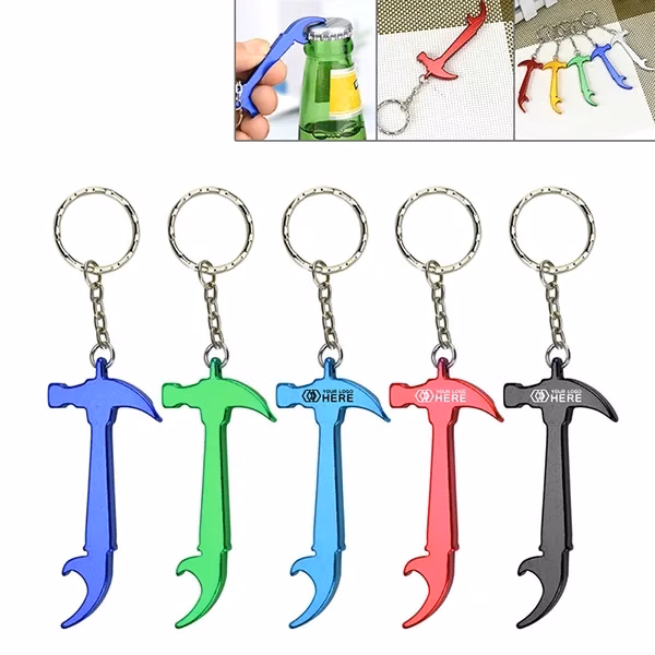 Hammer Shaped Bottle Opener Key Holder