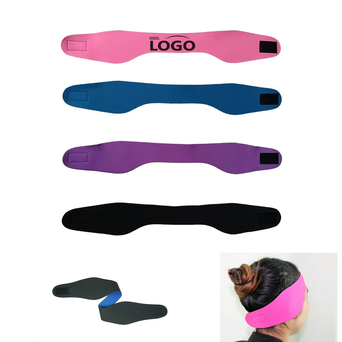 Adjustable Swimming Headband Ear Band 1