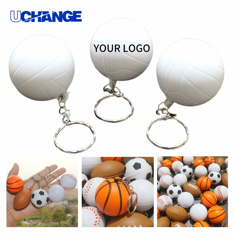 Sports Stress Keychain Accessory for Promotions