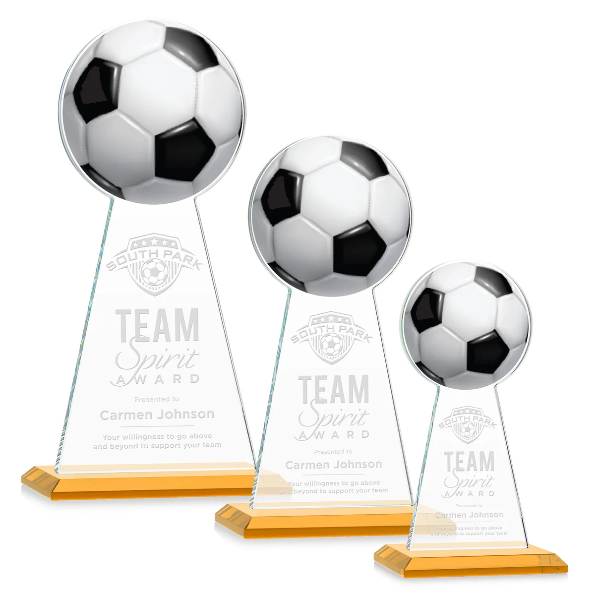 Edenwood Soccer Award - Amber 1