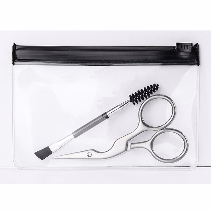 Brow Shaping Scissors and Brush