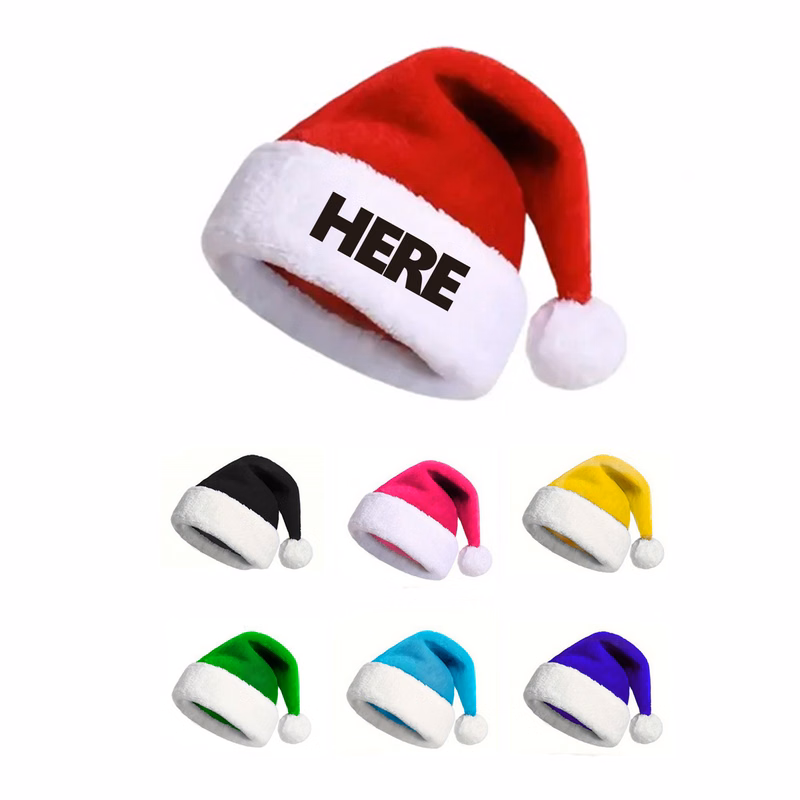 Custom Thickened Christmas Santa Party Hat