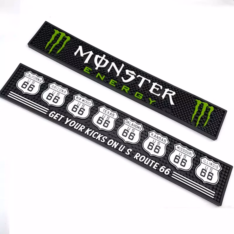 Personalized Custom Branded Rubber Beer Bar Spill Mat w/Logo