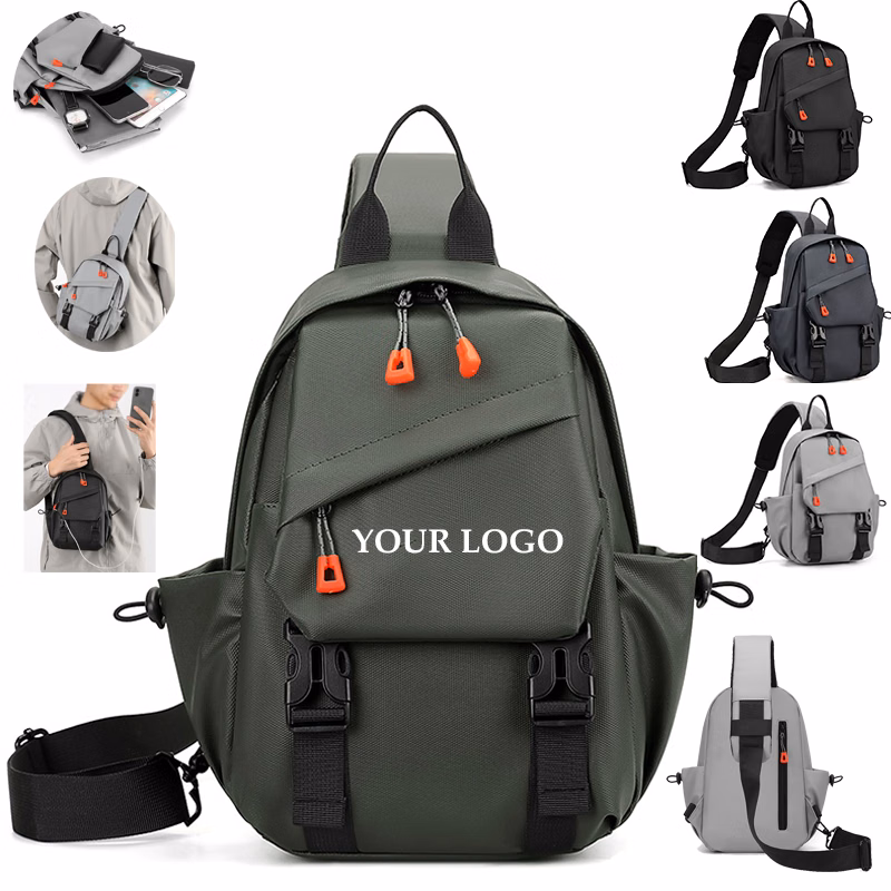 Shoulder CrossbodyBackpack USB Rechargeable