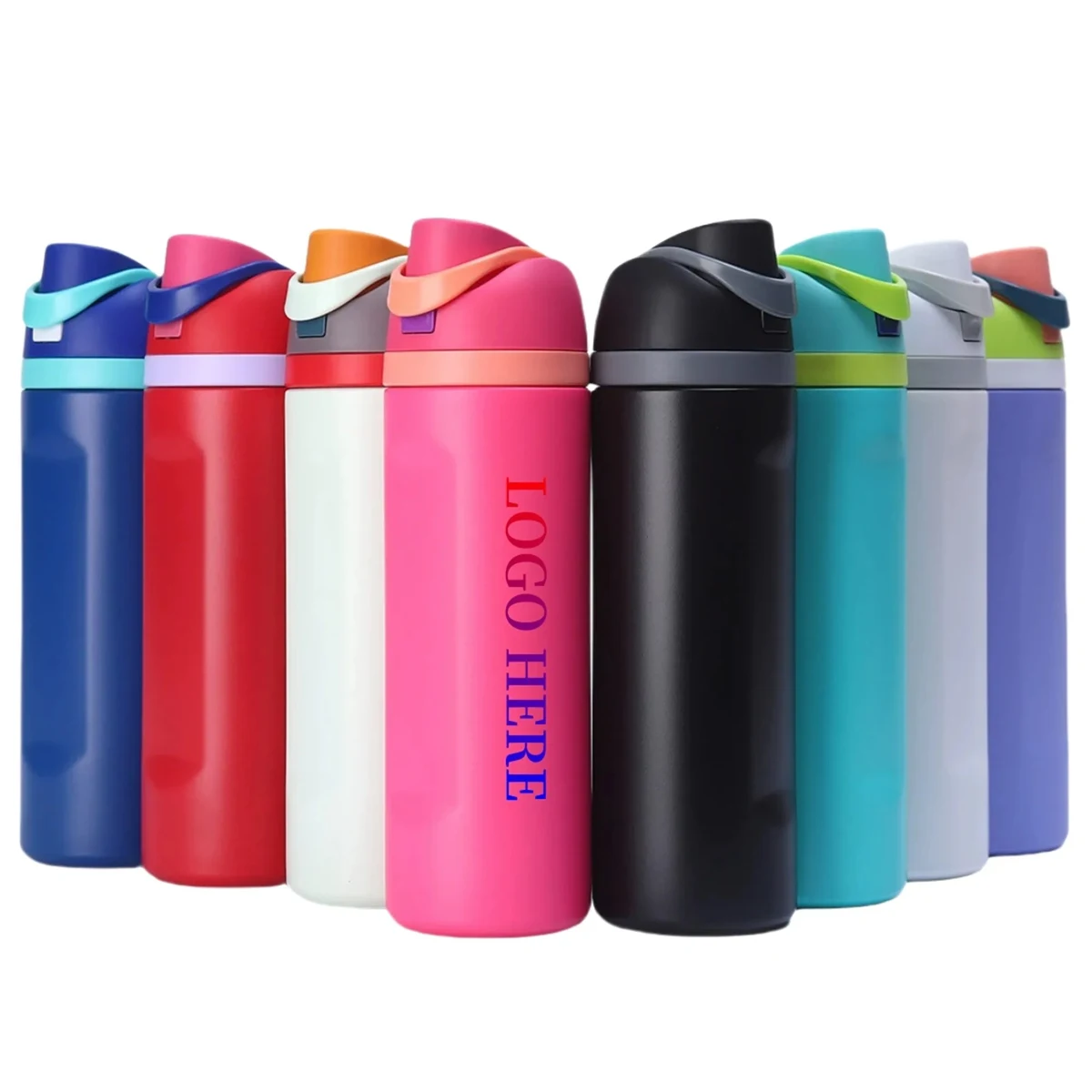 Full Color 24Oz Insulated Stainless Steel Sports Bottle 1
