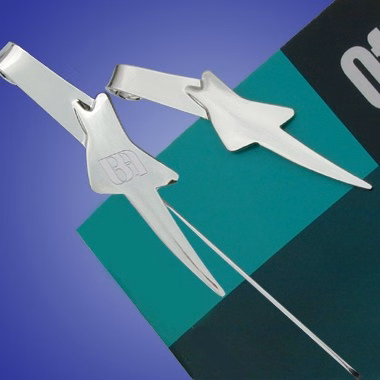 SILVER PLATED STAR  BOOKMARKER