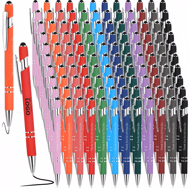 Click Touchscreen Pen with Ballpoint Tip