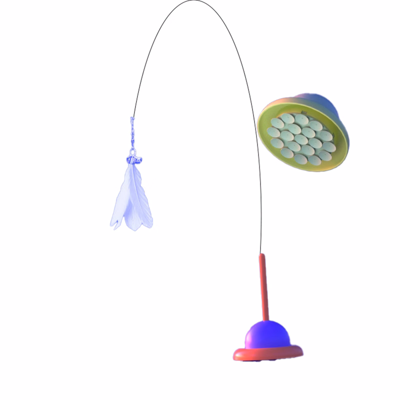 Detachable Long Rod Cat Teaser