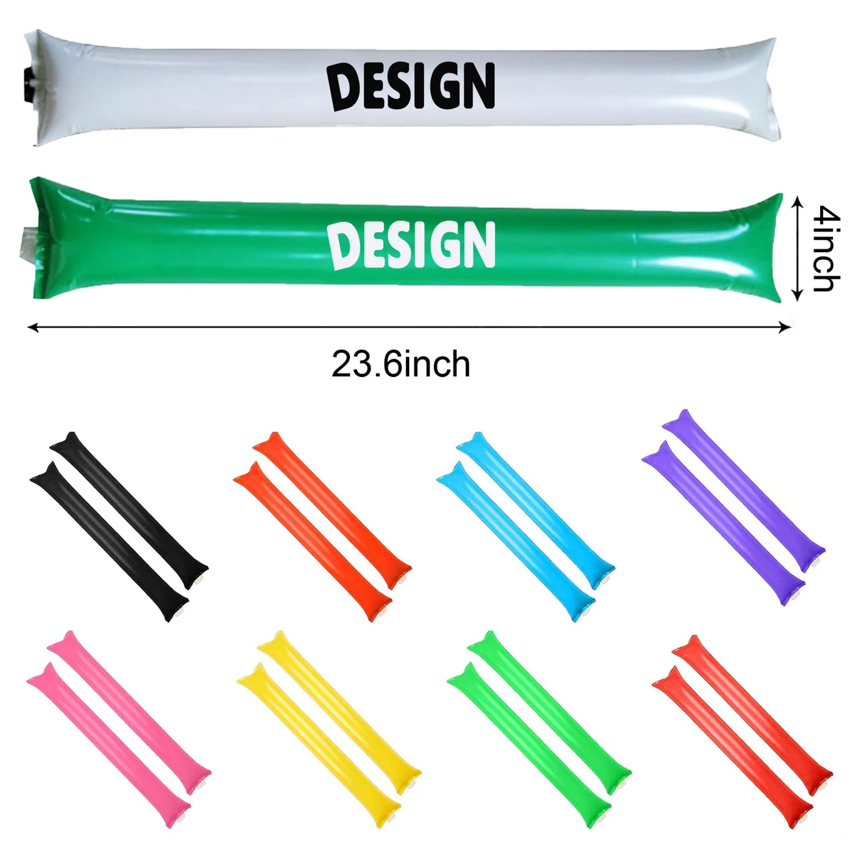 Plastic Cheerleading Spirit Stick Clapper 1