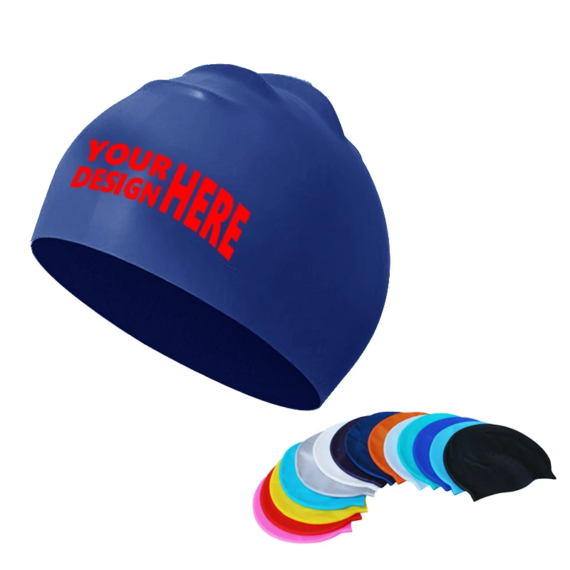 Customizable Logo Comfortable Non-Slip Swimming Cap 1