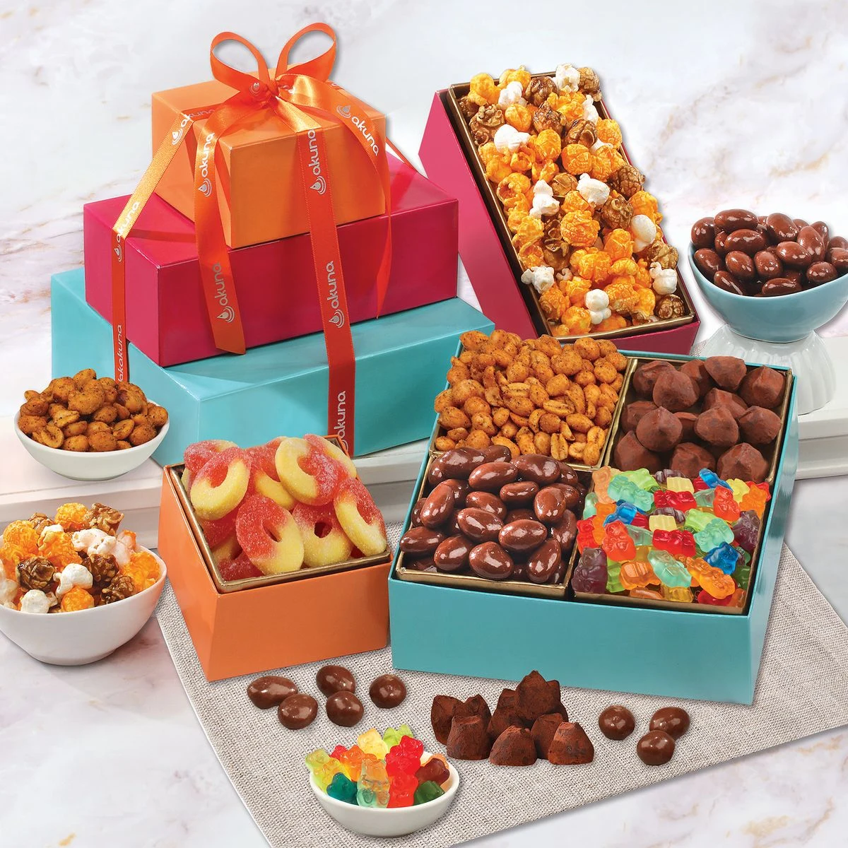 Bright & Bold Treats Tower 1
